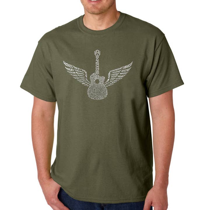 LA Pop Art - Wholesale Screen Printed T-Shirt - Men's - LA Pop Art Men's Word Art T-shirt - Amazing Grace4