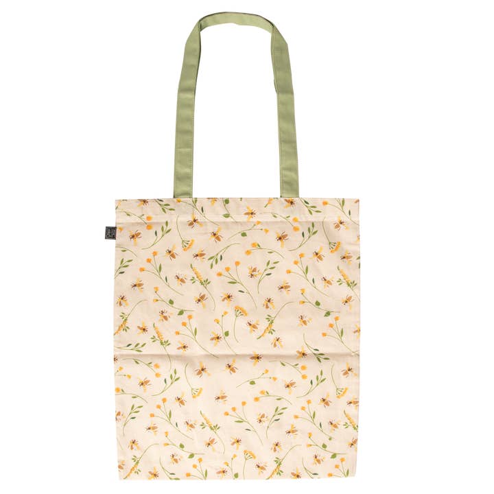 Esschert Design USA - Wholesale Grocery/Shopping Bag - Bee Print Shopping Bag