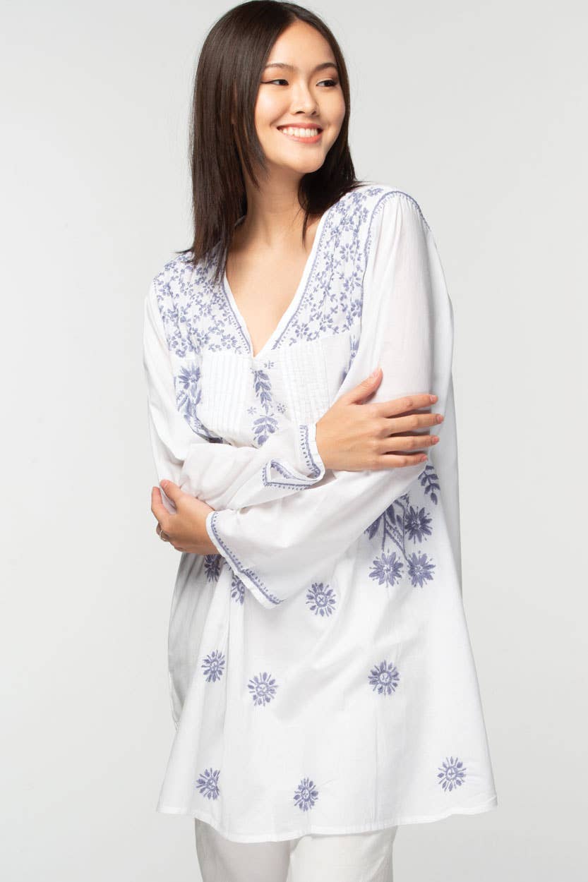 Sevya Handmade - Wholesale Tunic - Women's - Divya Hand-Embroidered Cotton Tunic11