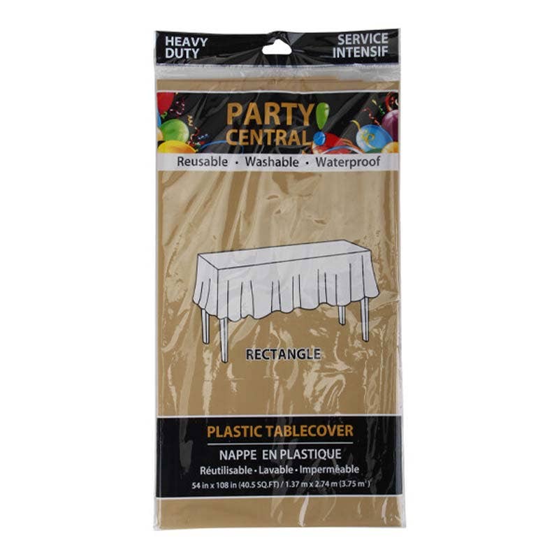 Deluxe Import Trading - Wholesale Tablecloth - Table Cover Rectangular 54"x108" Gold0
