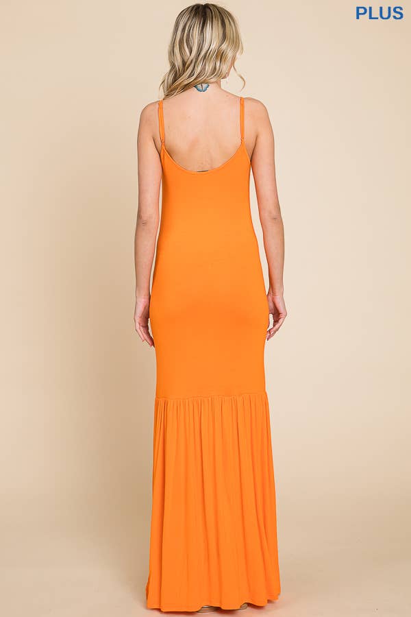 Culture Code - Wholesale Dress - Women's - CAD1036X - CAMI MAXI DRESS OPEN SLIT19