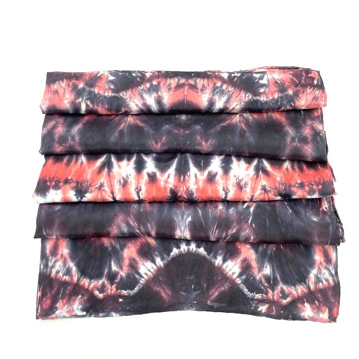 Bufanda de seda Comet Coral - CC2288 para venta al por mayor de Scarf Spree