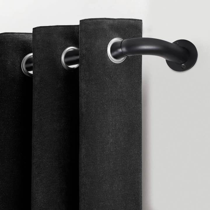 Room Darkening Blackout Curtain Poles for wholesale by Yorkshire Bedding