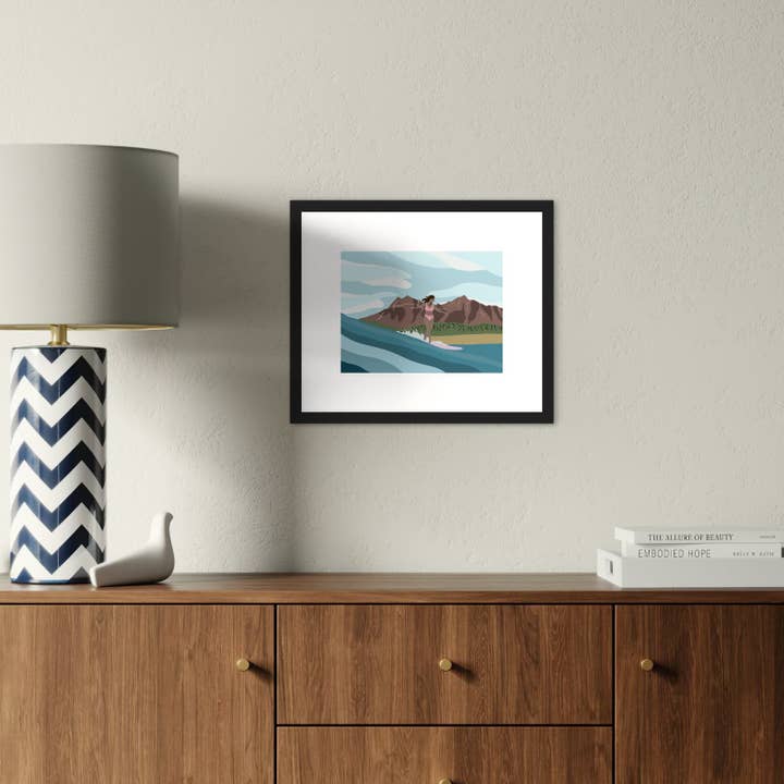 Muted Colors - Wholesale Art Print - The Glide | 8x10 Surf Art Print1