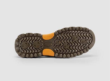 Kaki Chaussures de travail de sécurité à enfiler à bout en acier résistant aux perforations FitVille pour hommes en vente sur Faire3