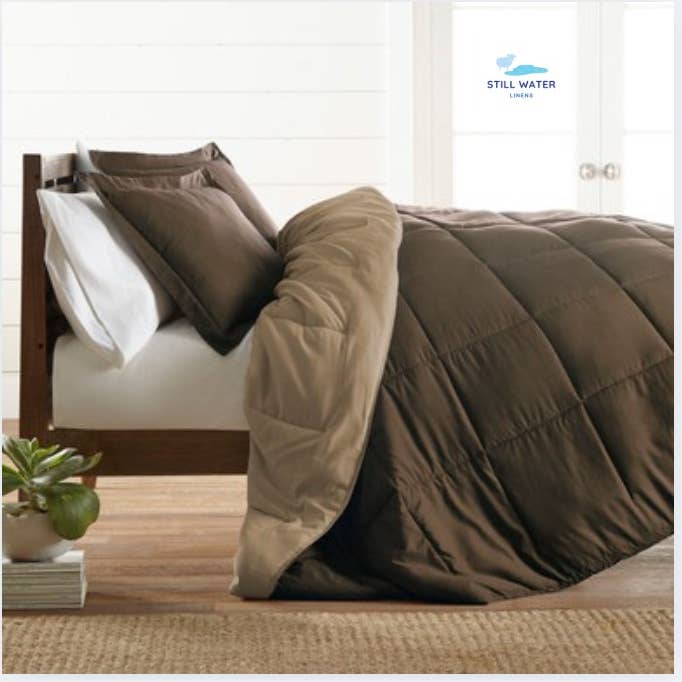 Still Water Linens - Wholesale Down Comforter - Still Water Linens Reversible Down Alternative Comforter2