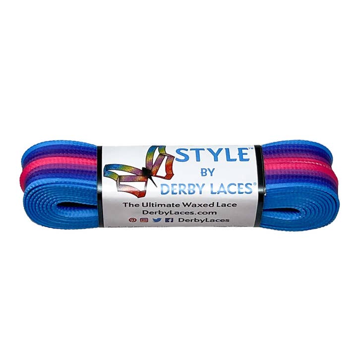 Derby Laces mit Arctic Sunset Stripe, gewachster Schuh und Skate-Spitze, 72 Zoll (183 cm) für den Großhandel von Derby Laces