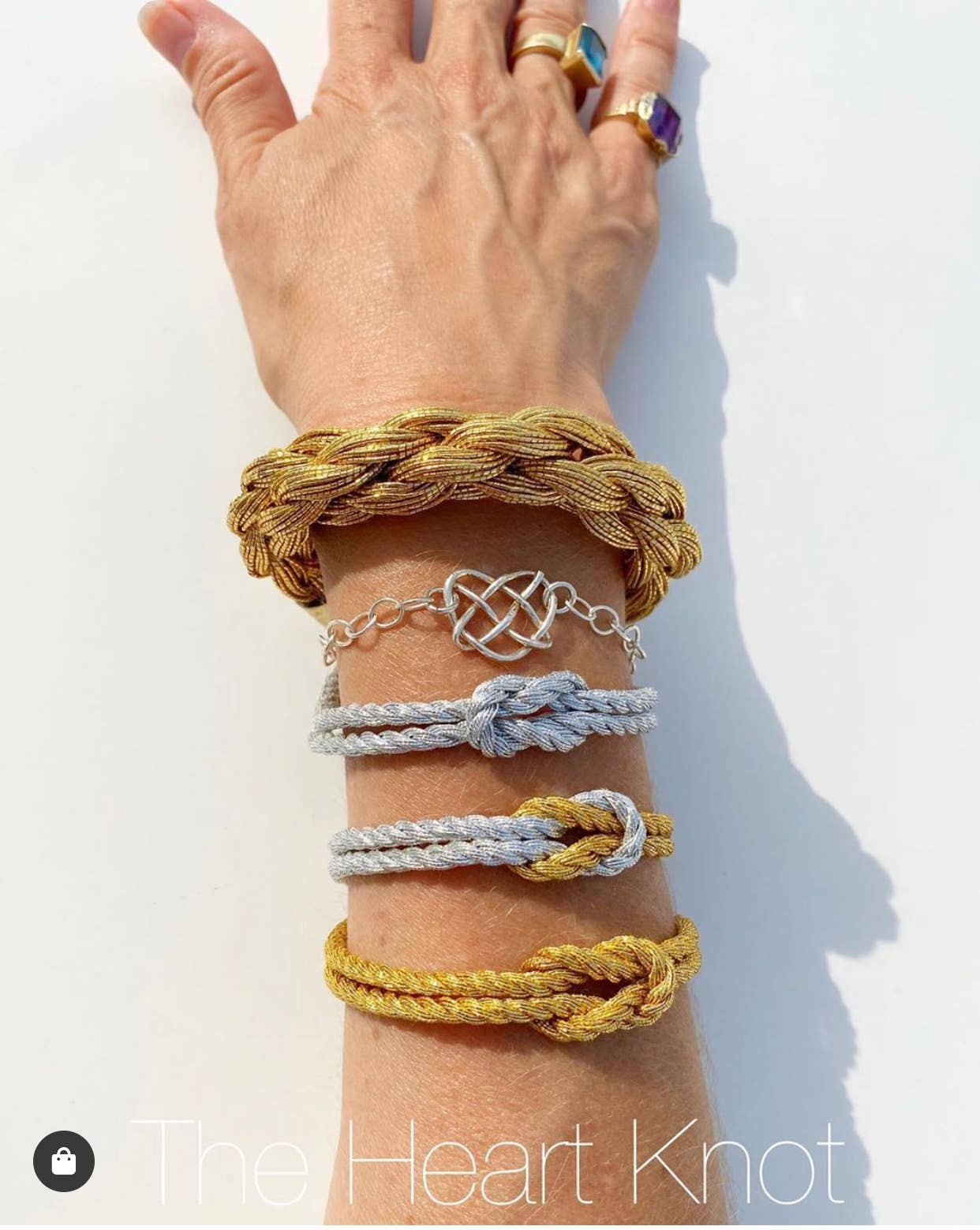 The Heart Knot - Vente Boucles d'oreilles pendantes - Boucles d'oreilles Pippa Knot2