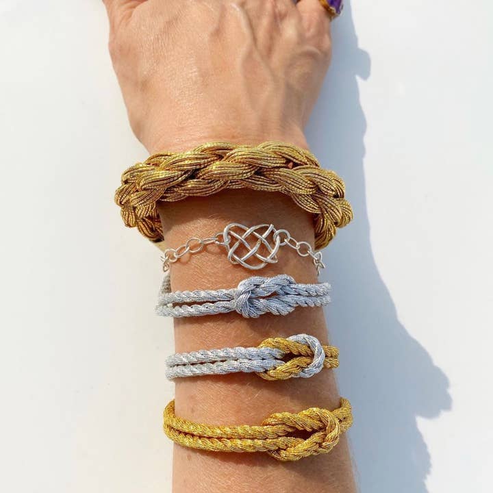 The Heart Knot - Vente Boucles d'oreilles pendantes - Boucles d'oreilles Pippa Knot2