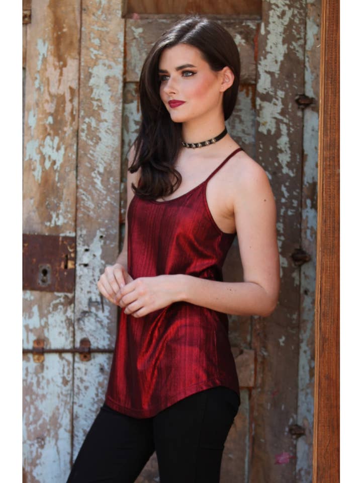 ANGIE – Tops – Mulher por atacado – X2543-METAL13