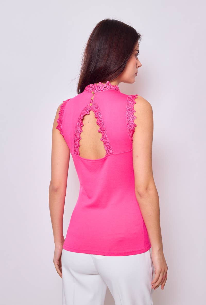 LULUMARY - Vendita all'ingrosso Camicetta - Donna - Top in pizzo H06115