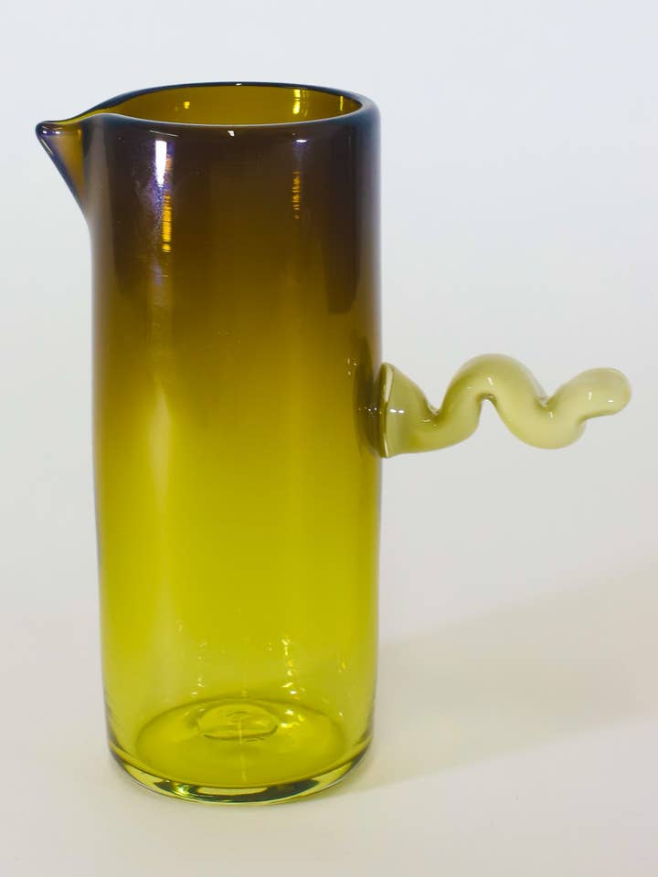 Wiggle Carafe for wholesale by Sticky Glass