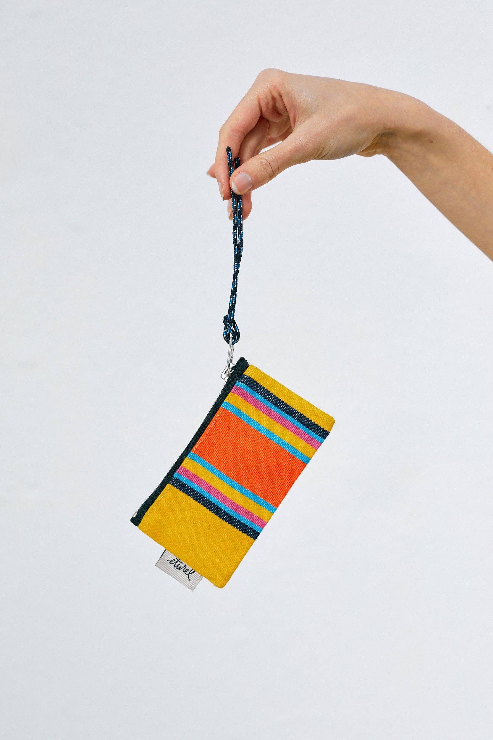 Eturel Madrid – wholesale Coin purse – Women’s – Yellow hammock canvas purse1