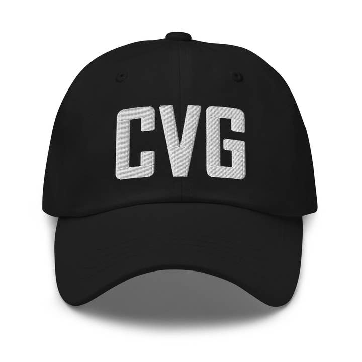 CRE PYT - Wholesale Baseball Cap - Unisex - CVG Airport Code Embroidered Dad Hat Kentucky