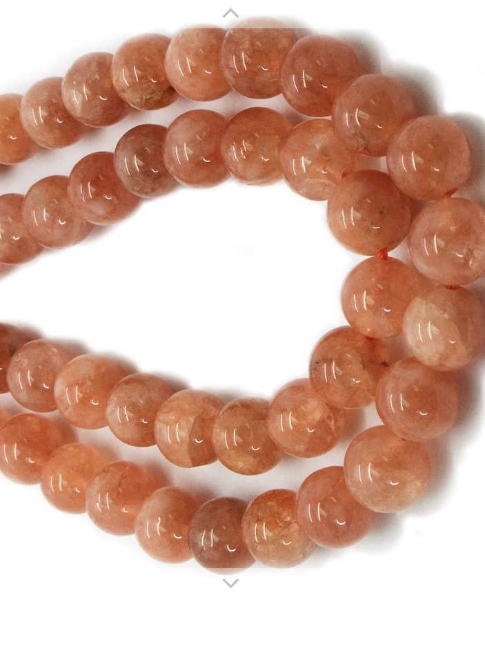 Perlas Sunstone (tamaño de perla 8 mm) para venta al por mayor de AmazeU