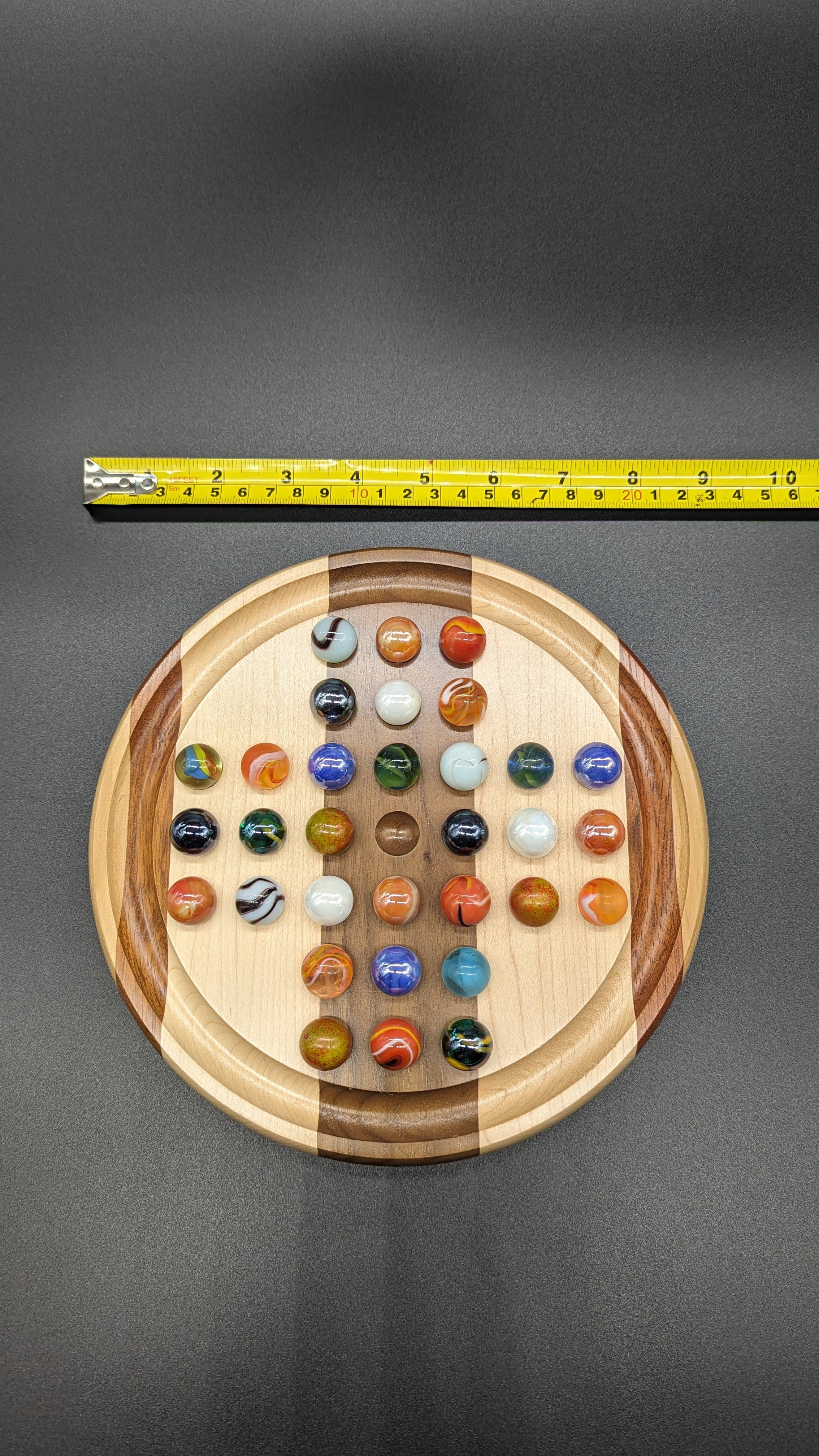 Marble Board Games - Wholesale Board Game - 8" Marble Solitaire1