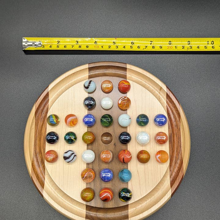 Marble Board Games - Wholesale Board Game - 8" Marble Solitaire1