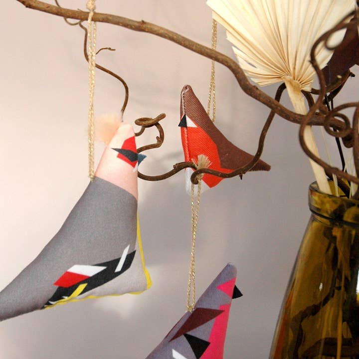 Twenty Birds - Wholesale Ornament - Cotton Hanging Decoration - Pheasant3