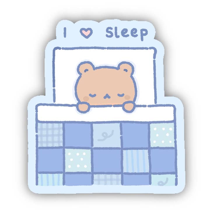 I Heart Sleep Sticker for wholesale by pixieeeshop