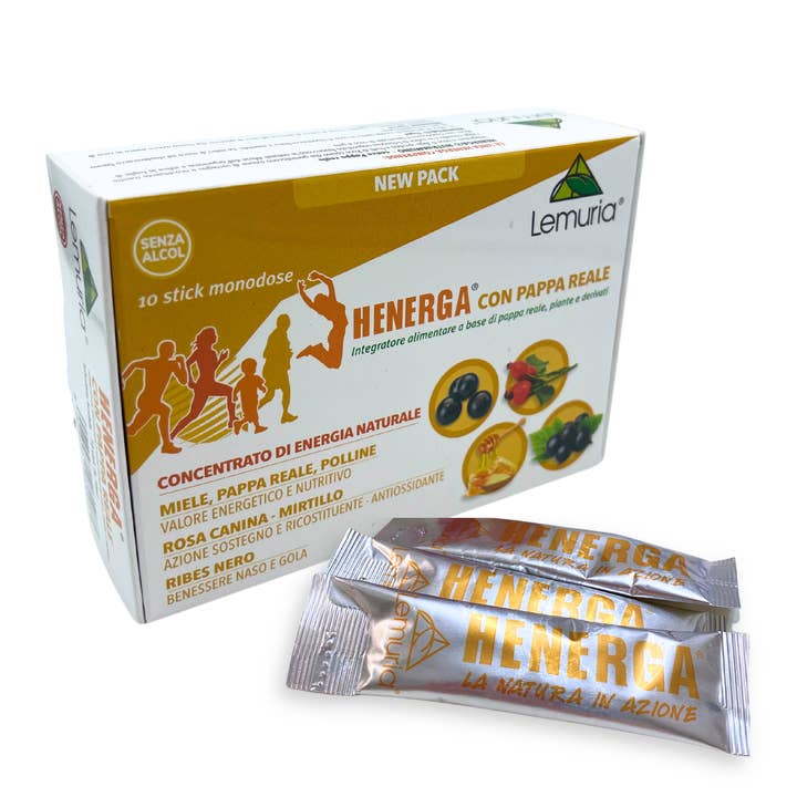 Lemuria - Henerga with Royal Jelly Plant-based Food Suppleme for wholesale by Lemuria