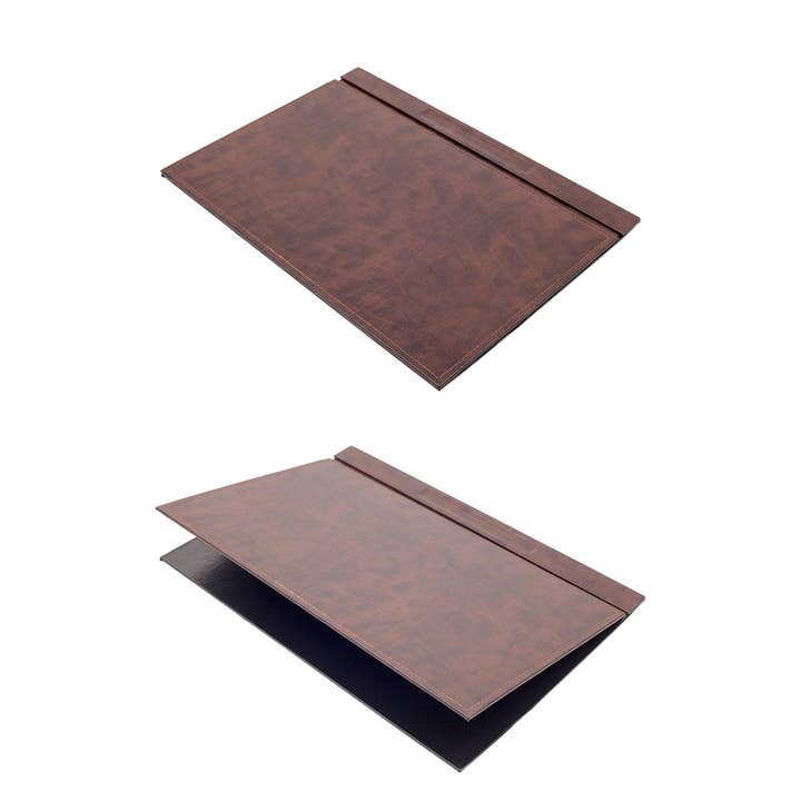 MOOG LLC - Vente Sous-main - Tapis de bureau MOOG avec housse - Tapis de bureau en cuir - Tapis de bureau Blotter9