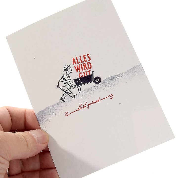 Heindesign - Wholesale Decoratieve stempel - Stempel: Man met kruiwagen2
