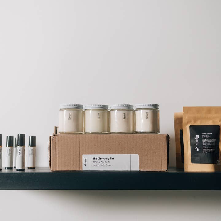 Einnim Discovery Set – Curated Soy Candle Collections for wholesale by Einnim