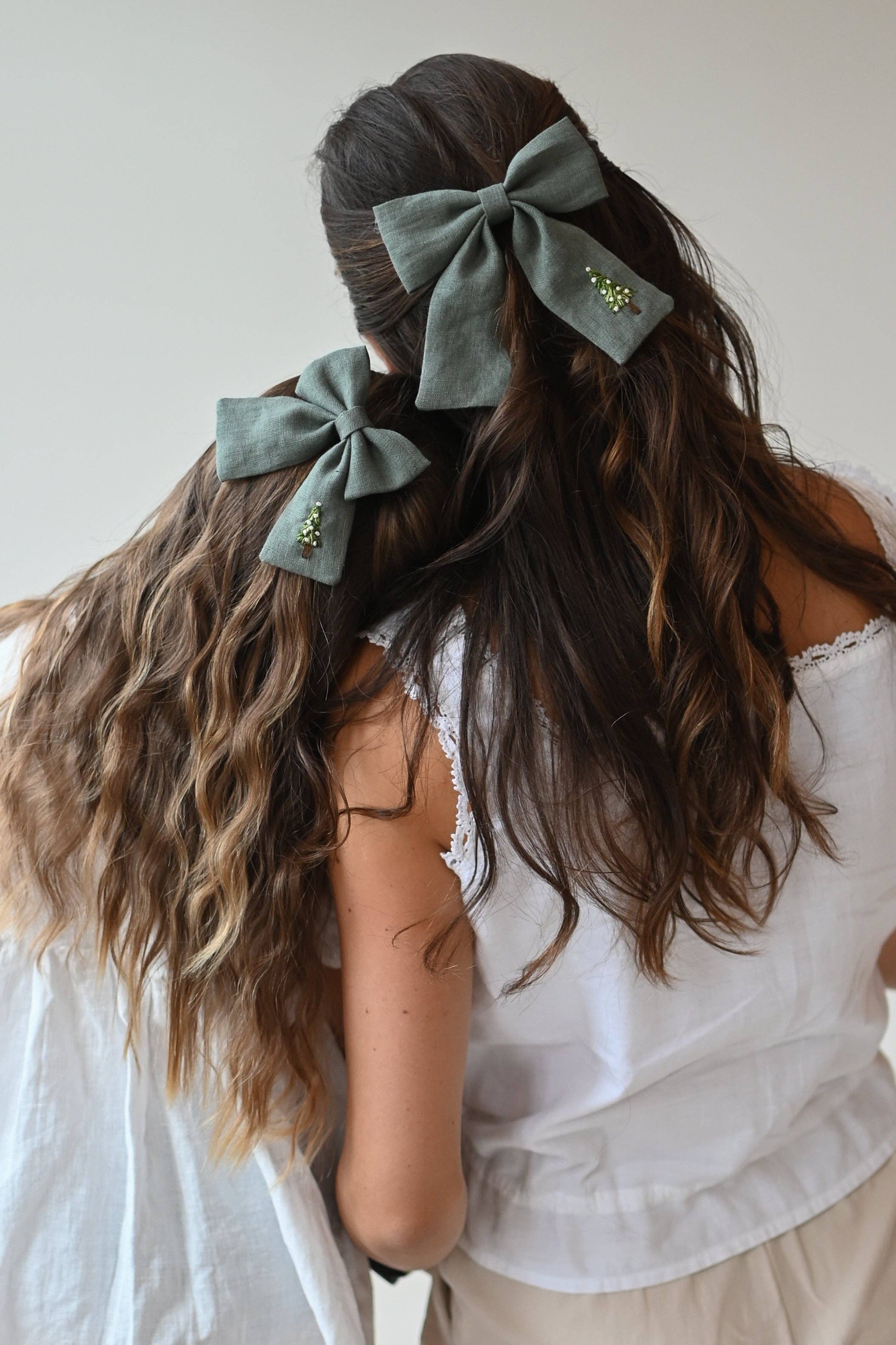 Lanika Atelier, Nika Korošec s.p. - Wholesale Hair Bow - Women's - Midi and Large hair bows Christmas tree4