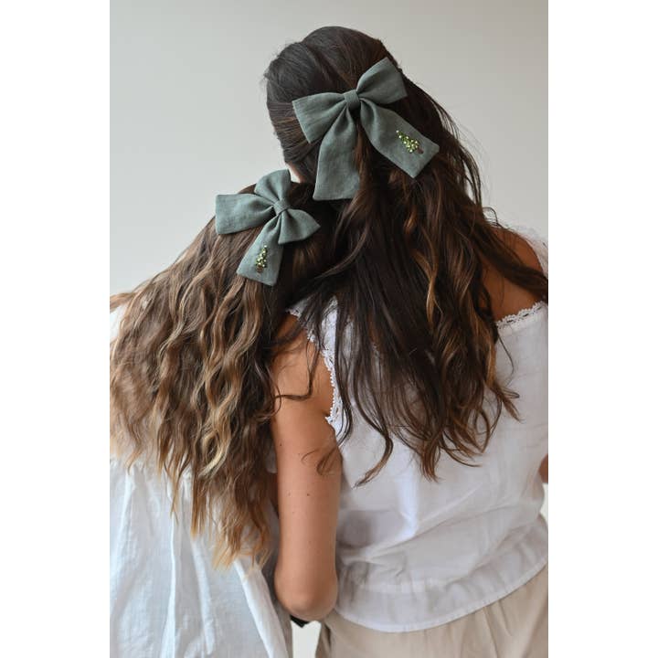 Lanika Atelier, Nika Korošec s.p. - Wholesale Hair Bow - Women's - Midi and Large hair bows Christmas tree4