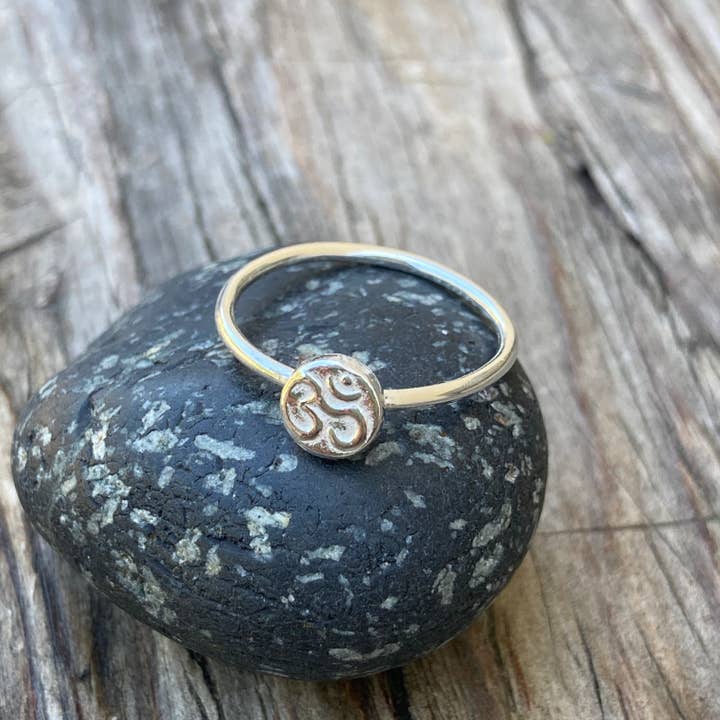 Jewel Garage - Vendita all'ingrosso Anello midi/a fascia - Anello in argento Yoga Om