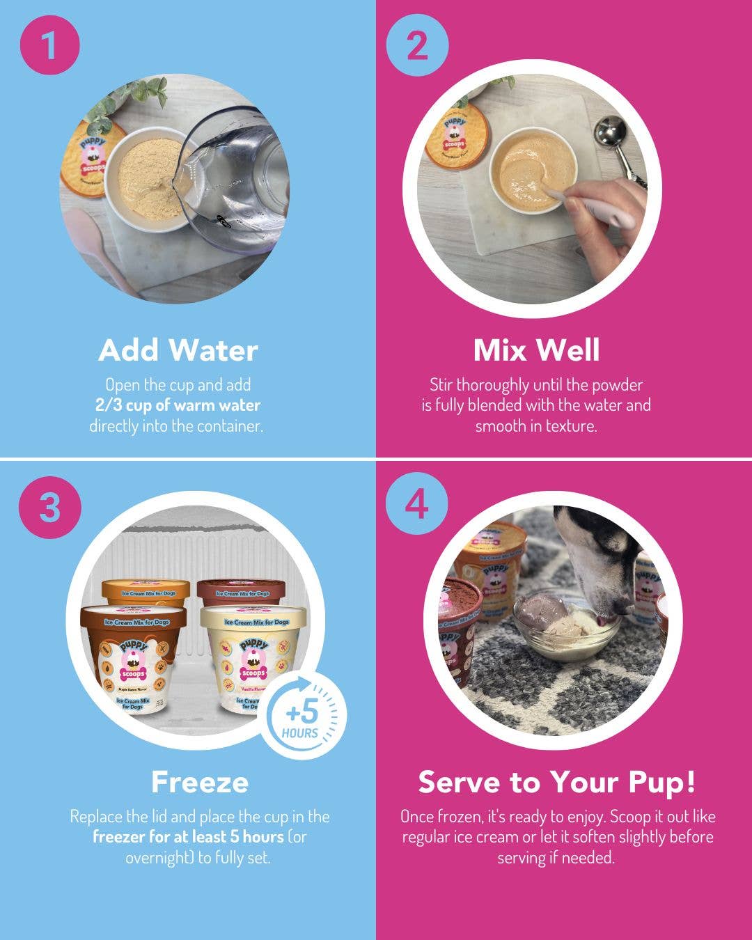 Puppy Cake LLC - Wholesale Pet Treats - Dog - Puppy Scoops Ice Cream Mix for Dogs12