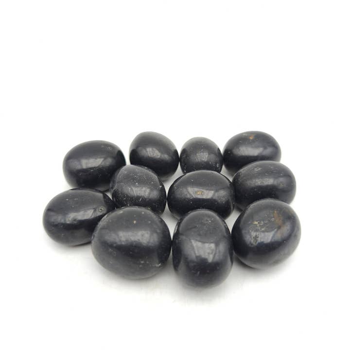 Tumbled Stones - Black Tourmaline India - (200 g) for wholesale by Minéraux d'ailleurs