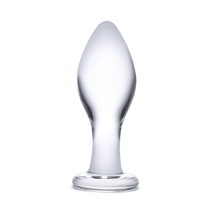Lingerie Mart - Wholesale Sex Toy - Glas 4" Classic Glass Butt Plug GLAS-1560