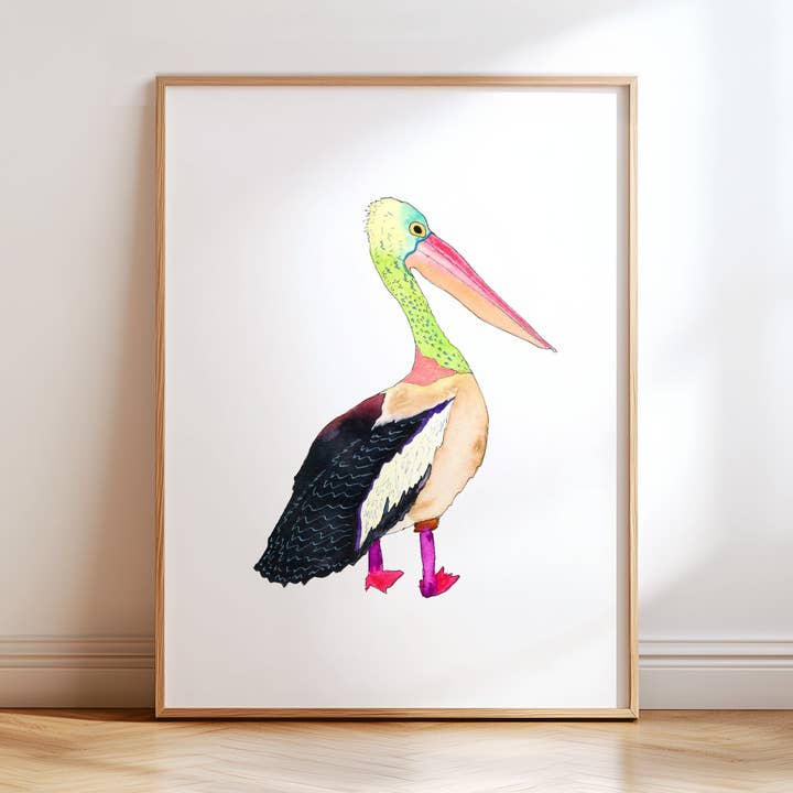 Pelican No. 1 for wholesale by Snoogs & Wilde Art