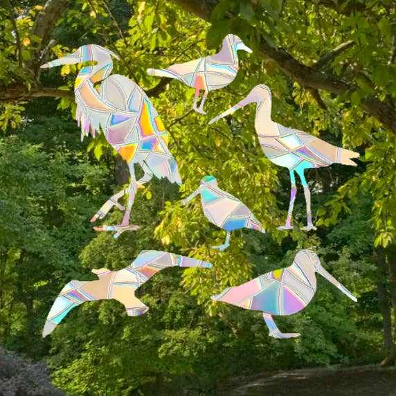 Shorebird Shape Suncatcher Pack for wholesale by Mustard Tiger
