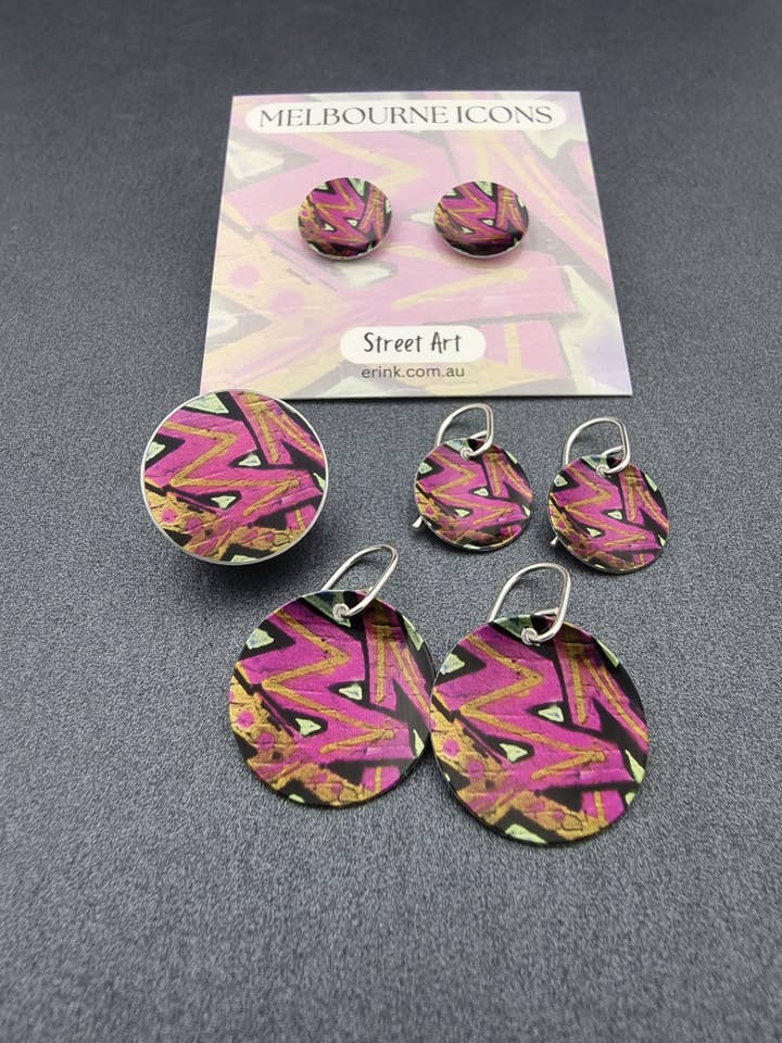 MELBOURNE ICONS - Street Art Pink for wholesale by erin.k creative studio