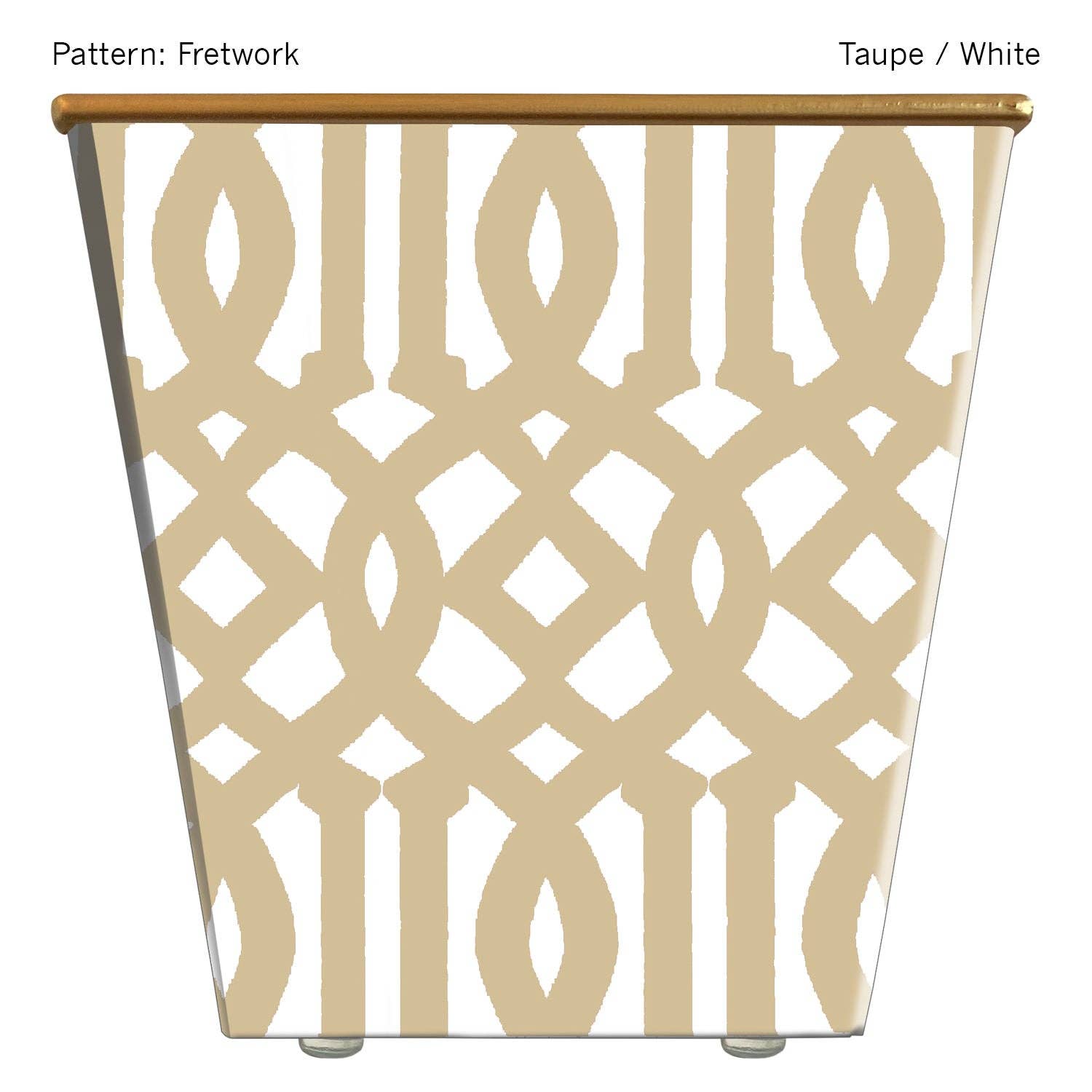 Hedge Farm Candles and Containers - Wholesale Plant Pot - Fretwork Cachepot Container Only20