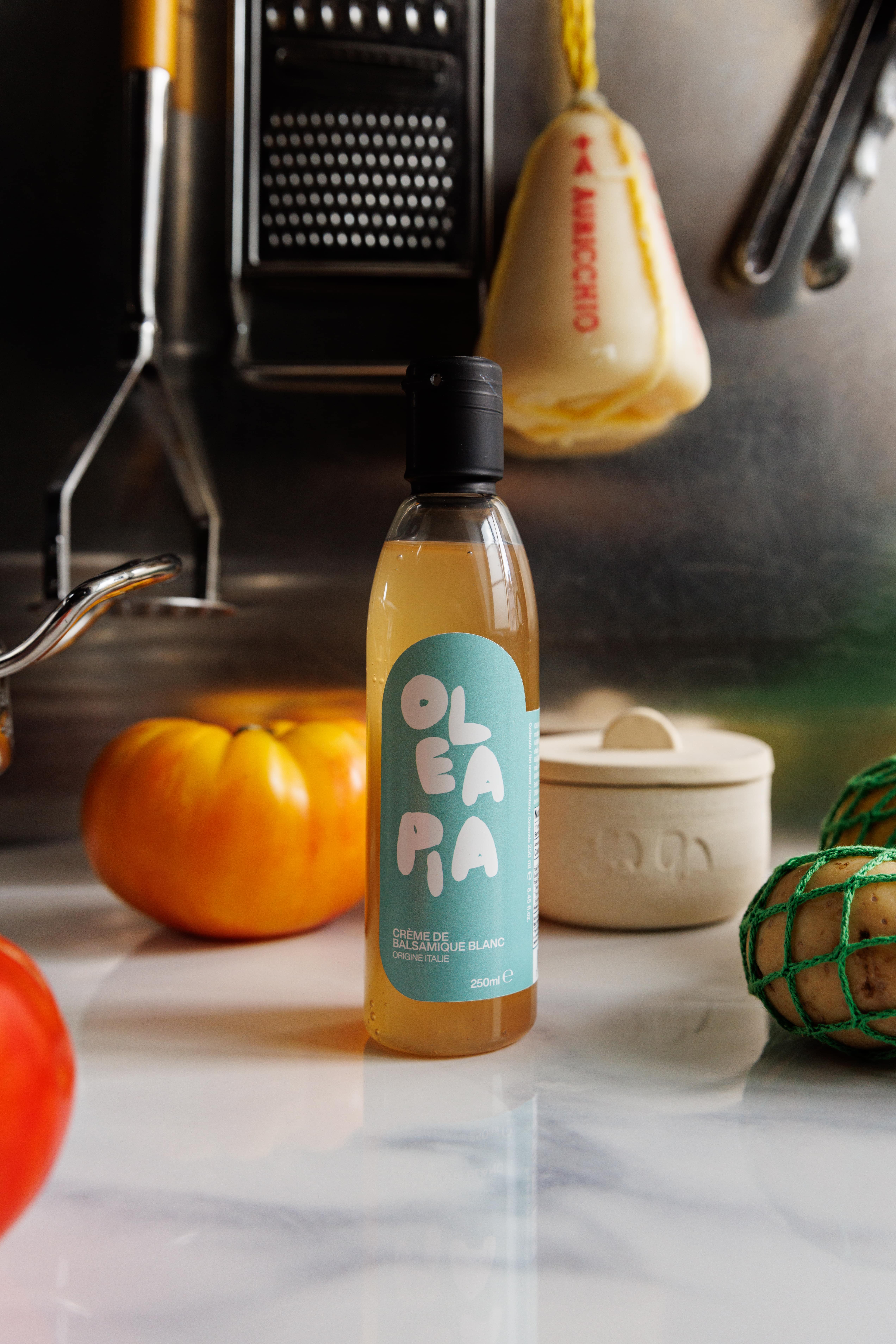 OLEA PIA - Venta al por mayor Vinagre - Crema de vinagre balsámico blanco 250 ml