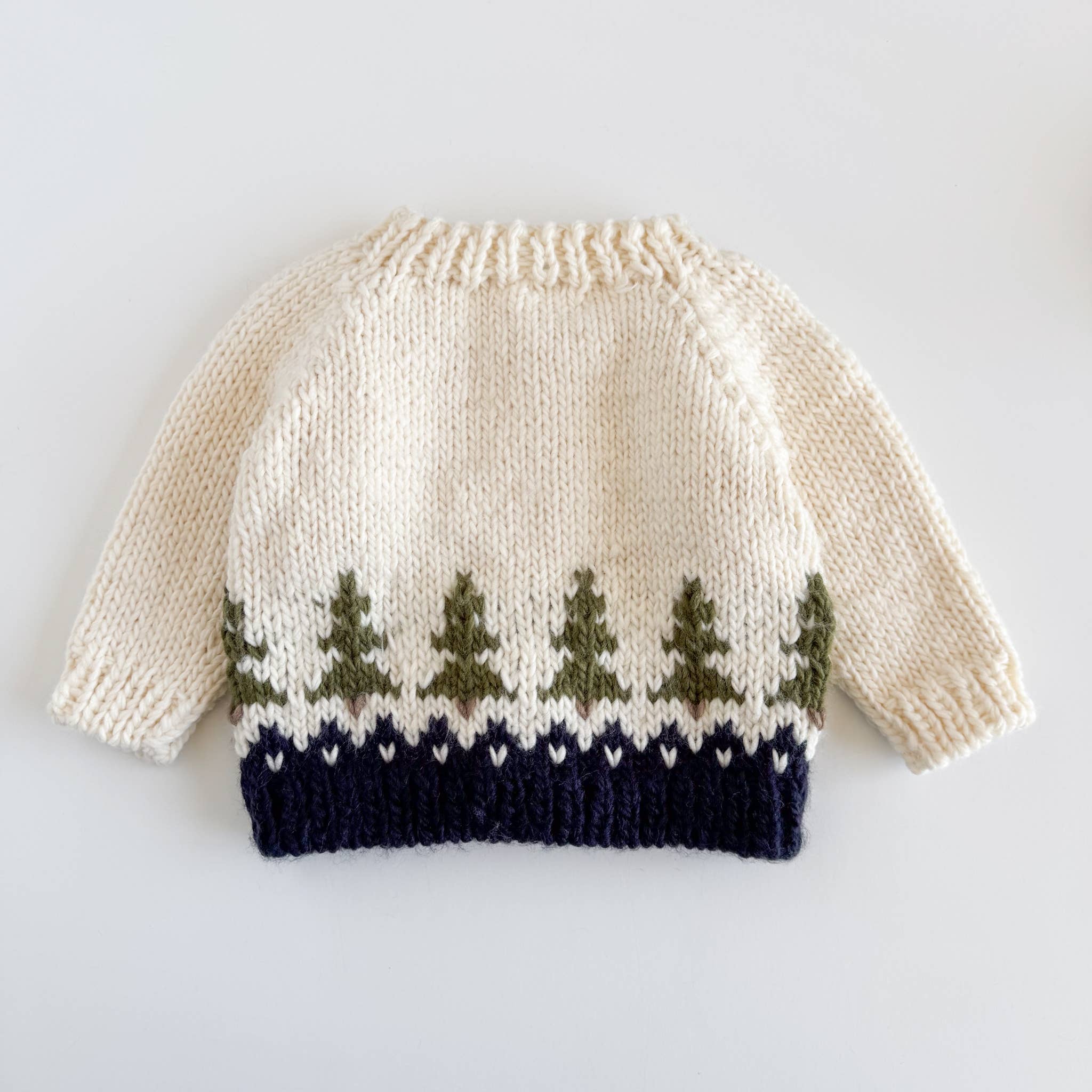 Figgy Friends - Wholesale Cardigan - Baby - Tree Cardigan Navy Baby Kid Forest Fall Winter Apparel2