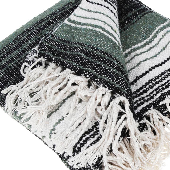 La Hammam – wholesale Strandhandduk – Mexikansk bomullsblandad strandfilt med ränder 127 x 178 cm5