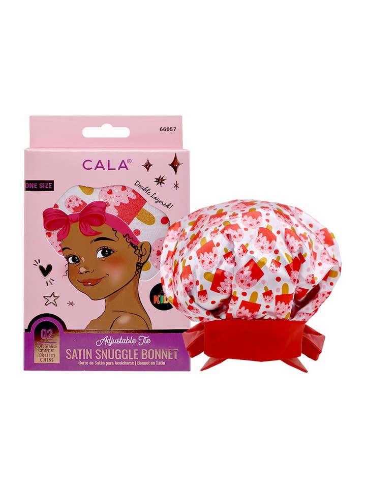 CALA 66057 Eiscreme-Pops Kinder-Satin-Bonnet - 6 Stück für den Großhandel von PINEAPPLE Beauty