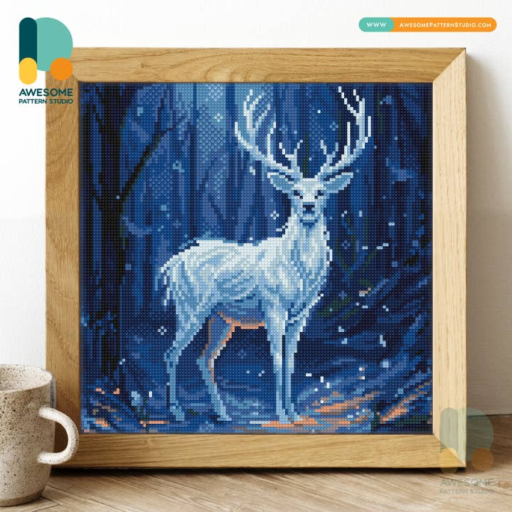 DS2505-120x120 Patronus, Diamond Painting Kit for wholesale by Awesome Pattern Studio