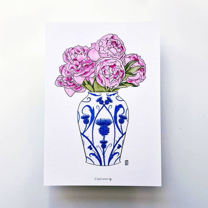 Blossoming Prints for wholesale by Sarah Kwan Artist