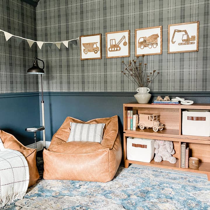 Nail and Hook Laser Cut Home Decor - Wholesale Sign - Construction Truck | 14x14 inch Wood Sign | Construction Room Decor | Construction Truck Bedroom9