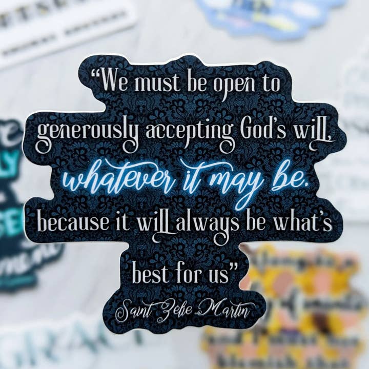 What's Best For Us (St. Zelie Martin) Sticker for wholesale by worthy of Agape