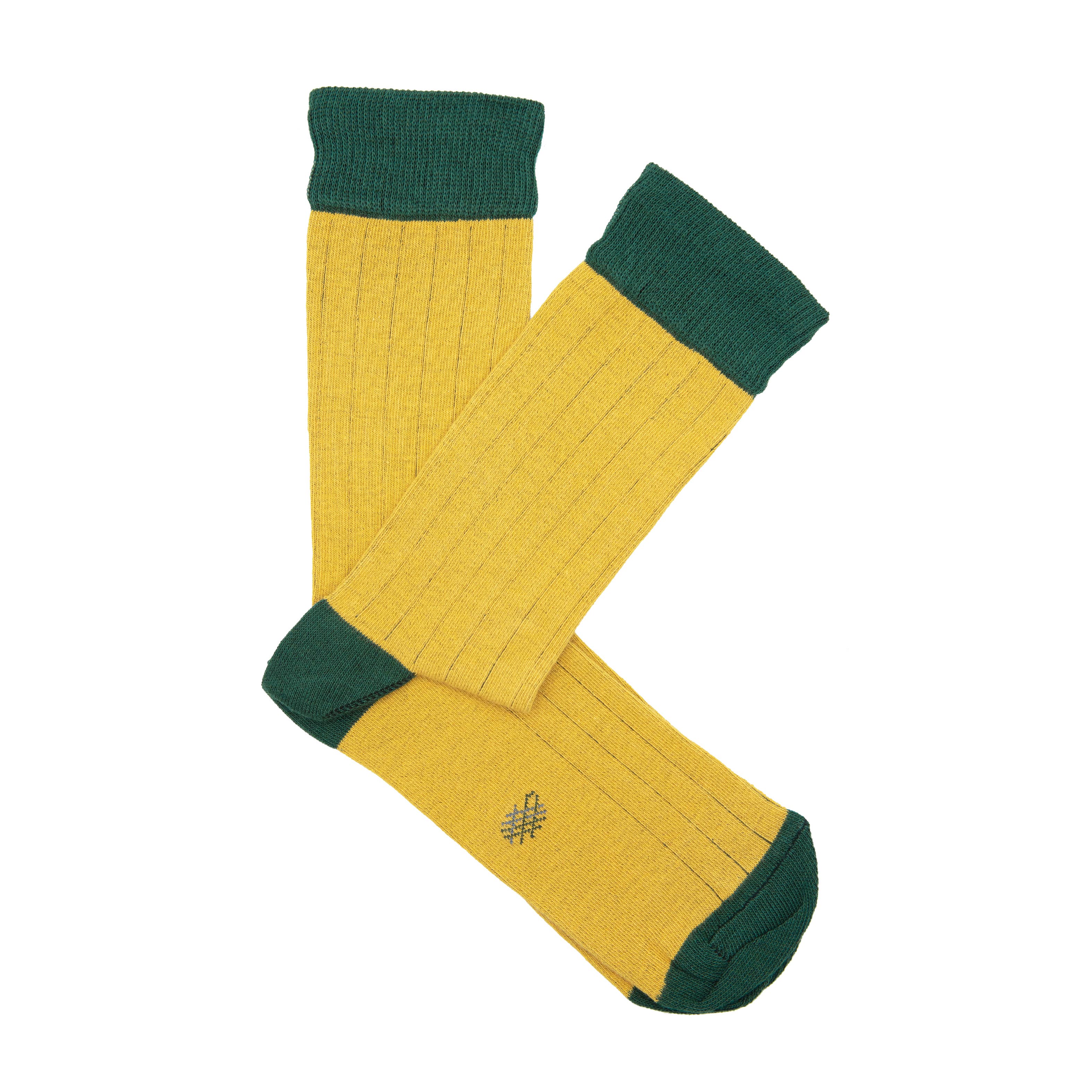 Curry - Sempreverde Calzini MissEvergreen Curry a coste basse in vendita all'ingrosso su Faire1