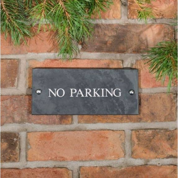 Sem sinal de estacionamento em ardósia por atacado de The House nameplate company