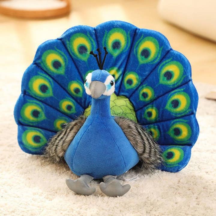 Funkyrel® Atzbranding Limited - Wholesale Stuffed/Plush Toy - Kids & Baby - Kawai - Peacock Display Plush Toy