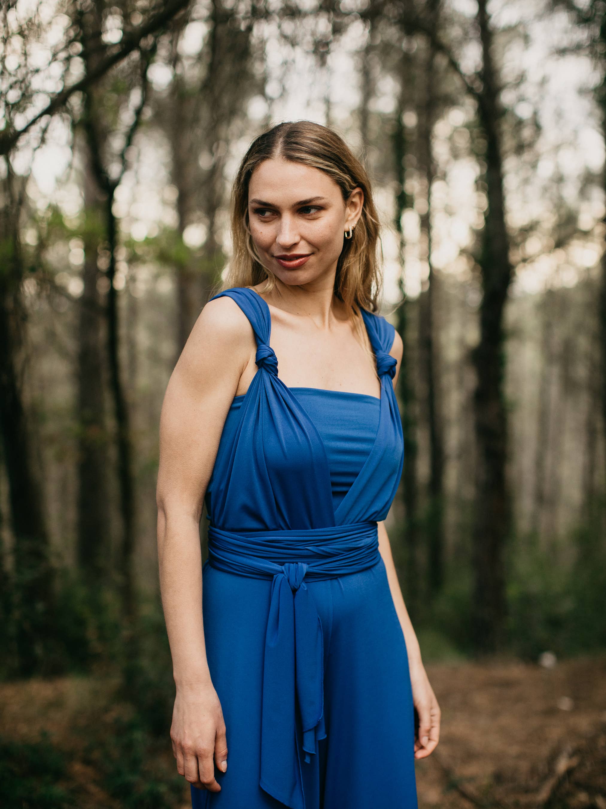 CEYLAN BCN - Vendita all'ingrosso Camicetta - Donna - Top a fascia in jersey satinato semilucido morbido - Taglia Unique & Curvy10