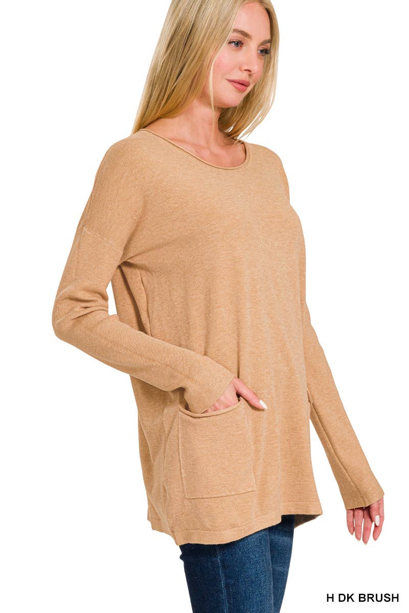 Vanilla Monkey – wholesale Tunikatröja - Dam – Viskos Frontfickor Tröja3